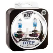 Галоген MTF набор H27 (881) 12V 27w Argentum +80