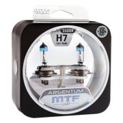 Галоген MTF набор H7 12V 55w Argentum/3500K.