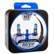 Галоген MTF набор H3 12V 55w Palladium/5500К.