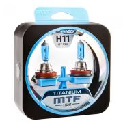 Галоген MTF набор H11 12V 55w Titanium/4300К.