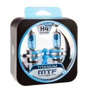 Галоген MTF набор H4 12V 60/55w Titanium/4300К.
