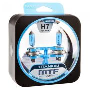 Галоген MTF набор H7 12V 55w Titanium/4300К.