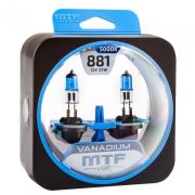 Галоген MTF набор H27 (881) 12V 27w Vanadium 5000K