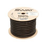 Провод силовой SWAT SPW-2B/APS-02B (черный 2Ga -1m) медь 99,99%