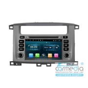 Штатная магнитола для Toyota Toyota Land Cruiser 100 2002-2007 (поддерживает заводской усилитель) CARMEDIA KR-7083-S9-DSP-4G Android 9.0