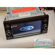 Штатная магнитола для Ford Focus 2 2005-2007, Transit 2006-2015, C-Max 2003-2010, Fusion 2005-2012 (230х120мм) цвет: черный CARMEDIA MKD-F745B-P4N-11 DSP Android 11
