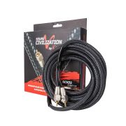 Провод соединительный KICX SOUND CIVILIZATION SCV25  RCA Межблочный кабель (5 м)