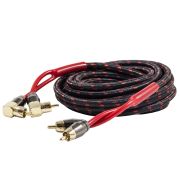 Провод соединительный AMP HRCA-5 Межблочный кабель-медь+2 экрана (5м)(40)