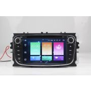 Магнитола для FORD Focus II, Mondeo, S-MAX, Galaxy, Tourneo/Transit Connect черный CarMedia MKD-7028B-P6