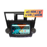 Штатная магнитола Toyota Highlander 2007 - 2013 Wide Media KS9396QR-3/32