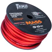 Силовой кабель AMP MASS 4Ga CCA Extremely flexible Красный (25м) алюминий