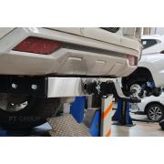 Фаркоп /съемный квадрат/ Mitsubishi Pajero Sport 2021- с нерж накладкой , ПТ ГРУПП