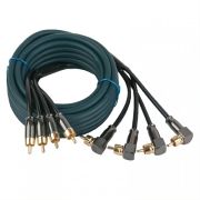 Провод соединительный KICX DRCA45  RCA Межблочный кабель (5 м)