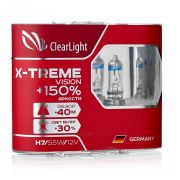 Галоген Clearlight H7 12V 55w X-treme Vision +150% Light 2шт