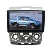 Переходная рамка для Ford Ranger 2006-2010, Everest 2006-2013, Mazda BT-50 2006-2011 (цвет серебро) LeTrun 3206 под базовую магнитолу 9 дюймов