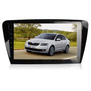 Переходная рамка для Skoda Octavia с 2015 года LeTrun 1879 под базовую магнитолу 10 дюймов