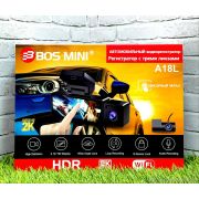 Автомобильный видеорегистратор Bos Mini A18L с 3 камерами