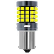 Лампа цокольная диодная для заднего хода P21W/1156-3030-54-3D БЕЛЫЙ 12-24V